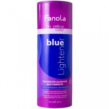 FANOLA NO YELLOW COLOR BLUE LIGHTENER balinamieji milteliai, 450 gr FANOLA NO YELLOW COLOR BLUE LIGHTENER balinamieji milteliai, 450 gr