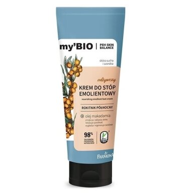 FARMONA MY'BIO nourishing and softening foot cream, 100 ml FARMONA MY'BIO nourishing and softening foot cream, 100 ml