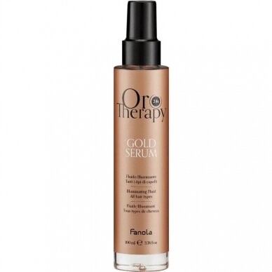 FANOLA ORO THERAPY флюид для увлажнения и блеска волос с экстрактом розы GOLD SERUM, 100 мл FANOLA ORO THERAPY флюид для увлажнения и блеска волос с экстрактом розы GOLD SERUM, 100 мл