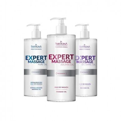 FARMONA EXPERT MASSAGE hipoalerginis PURE OIL masažo aliejus kūnui, 500 ml. 1 FARMONA EXPERT MASSAGE hipoalerginis PURE OIL masažo aliejus kūnui, 500 ml. 1