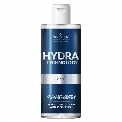 FARMONA HYDRA TECHNOLOGY face skin refreshing solution with rock crystals, 500 ml.
