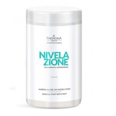 FARMONA PODO NIVELAZIONE antibacterial/antiperspirant sea salt for pedicure baths, 1250 g. FARMONA PODO NIVELAZIONE antibacterial/antiperspirant sea salt for pedicure baths, 1250 g.