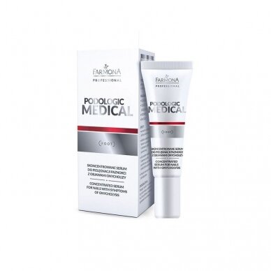 FARMONA PODOLOGIC MEDICAL koncentruotas nagų priežiūros serumas su onicholizės simptomais, 15 ml. FARMONA PODOLOGIC MEDICAL koncentruotas nagų priežiūros serumas su onicholizės simptomais, 15 ml.