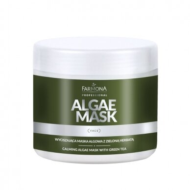 FARMONA soothing alginate algae mask with green tea, 160 g.