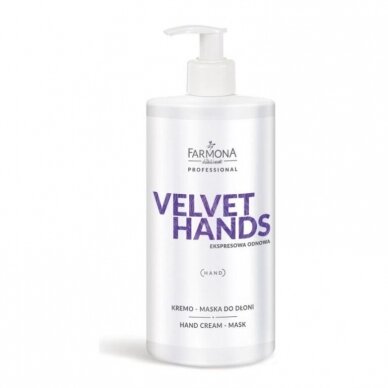 FARMONA VELVET HANDS cream mask for hand skin with ceramides, 500 ml FARMONA VELVET HANDS cream mask for hand skin with ceramides, 500 ml