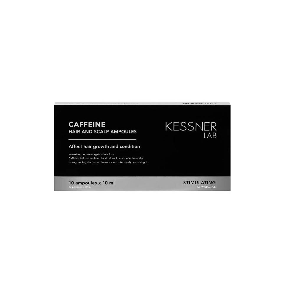 KESSNER LAB kofeino ampulės galvos odai ir plaukams, 10x10 ml 1