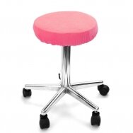 Frotinis meistro kėdutės užvalkalas rožinės spalvos