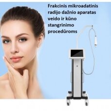 Fractional microneedle radio frequency machine for face and body tightening procedures