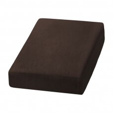 Terry cosmetic bed cover 70x190 cm, brown