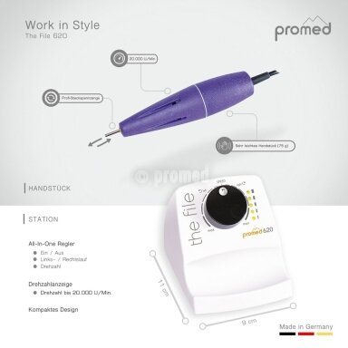 Профессиональный каттер Promed 620 deluxe + аксессуары Профессиональный каттер Promed 620 deluxe + аксессуары