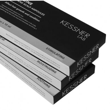 KESSNER LAB kofeino ampulės galvos odai ir plaukams, 10x10 ml 3 KESSNER LAB kofeino ampulės galvos odai ir plaukams, 10x10 ml 3