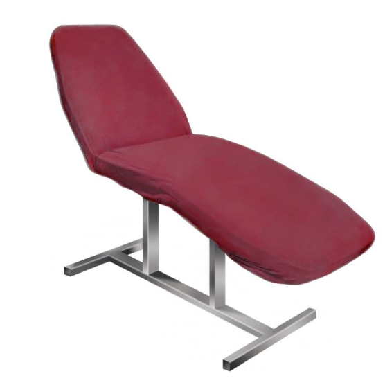Terry cosmetic bed cover in burgundy color Terry cosmetic bed cover in burgundy color