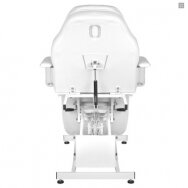 Profesionali kosmetologinė kėdė-lova valdoma elektra AZZURRO 673A, balta (1 variklis)
