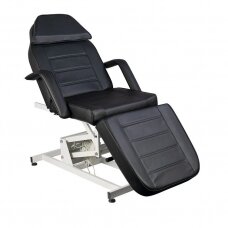 Profesionali elektrinė kosmetologinė kėdė-lova AZZURRO 673A, juoda (1 variklis)