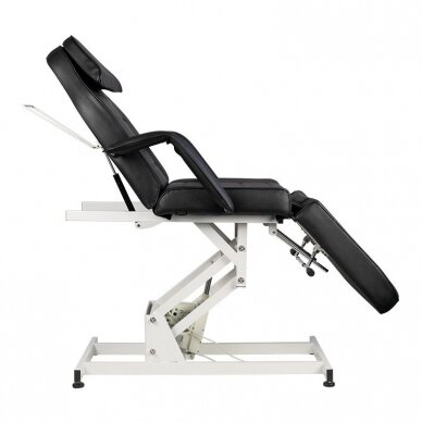 Профессиональное косметологическое кресло-кровать с электроприводом AZZURRO 673A, черная (1 мотор) 6