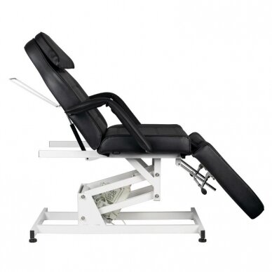 Profesionali elektrinė kosmetologinė kėdė-lova AZZURRO 673A, juoda (1 variklis) 2