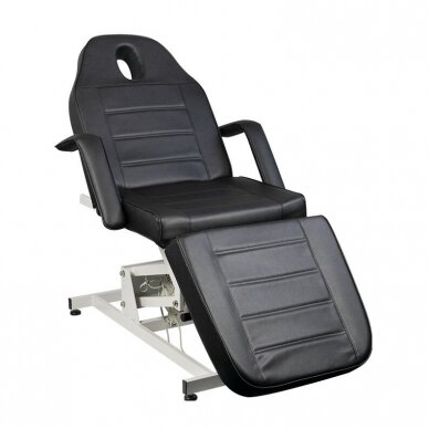 Profesionali elektrinė kosmetologinė kėdė-lova AZZURRO 673A, juoda (1 variklis) 4