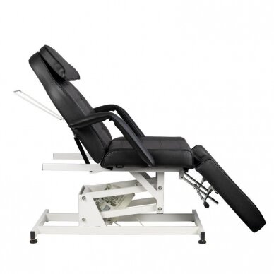 Profesionali elektrinė kosmetologinė kėdė-lova AZZURRO 673A, juoda (1 variklis) 5