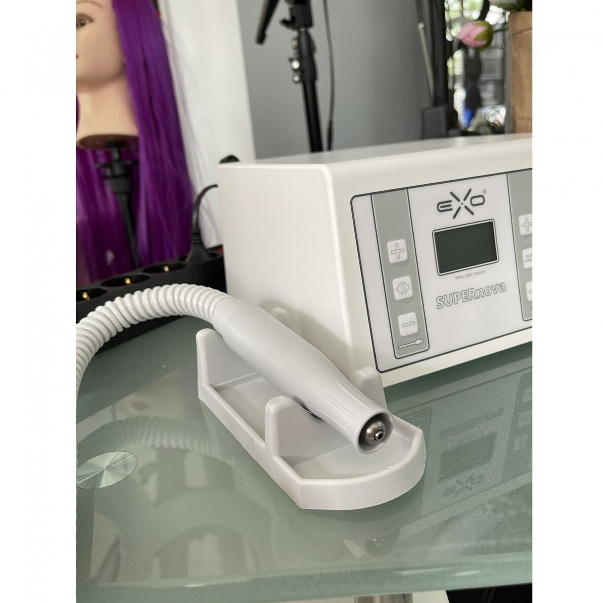 EXO PROFESSIONAL SUPERNOVA professional podiatry nail drill for pedicure with dust extraction 350W, (30,000 revolutions) 8 EXO PROFESSIONAL SUPERNOVA professional podiatry nail drill for pedicure with dust extraction 350W, (30,000 revolutions) 8