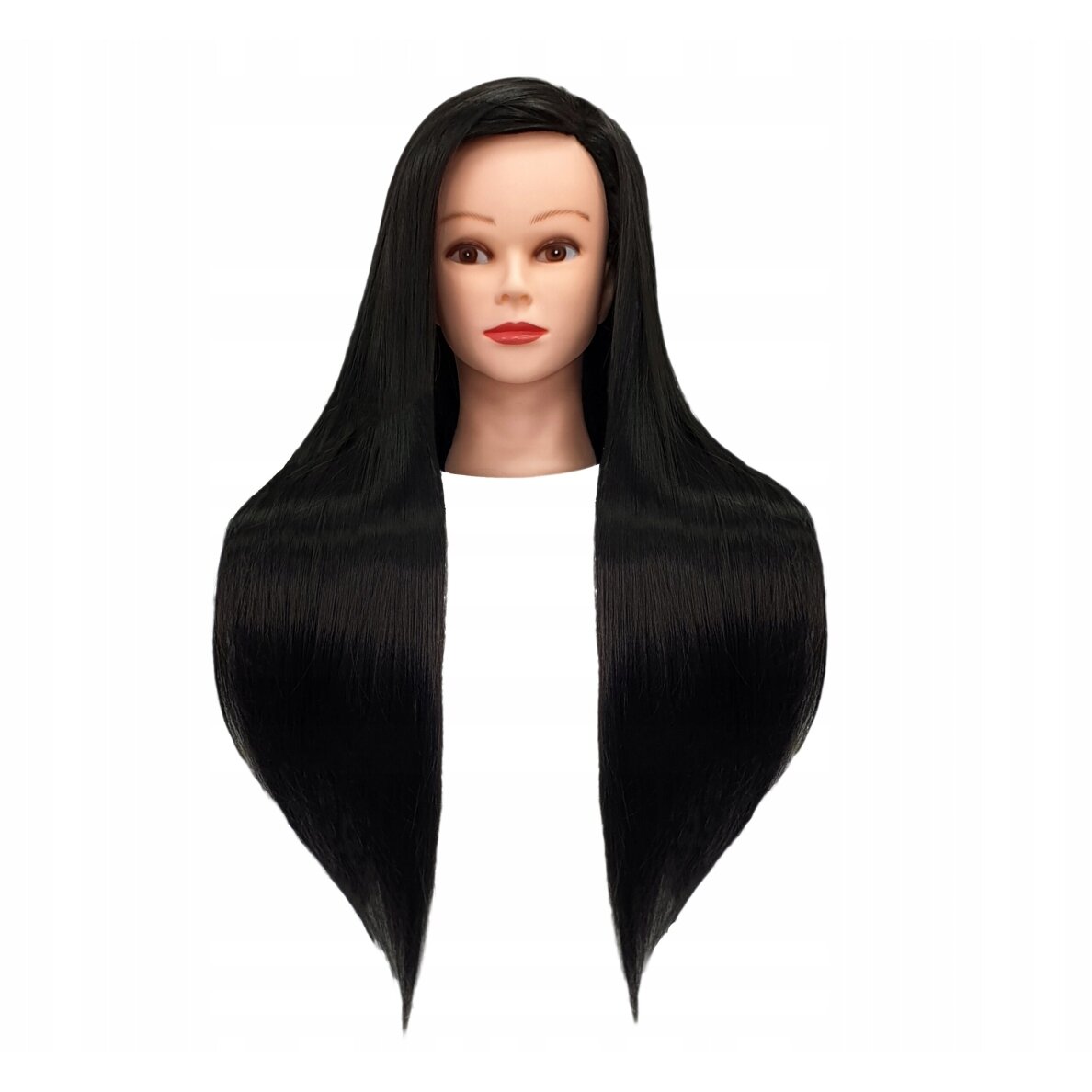 Training head IZA BLACK 60cm, thermal hair 9