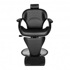 Профессиональное барберское кресло для парикмахерских и салонов красоты GABBIANO IGOR, черного цвета