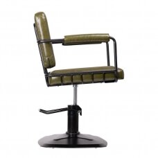 Профессиональное парикмахерское кресло GABBIANO KATANIA LUFT, зеленого цвета