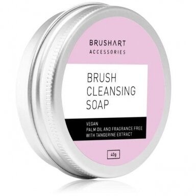 BRUSHART ACCESSORIES очищающее мыло очищающее мыло для кистей для макияжа, 40 г. BRUSHART ACCESSORIES очищающее мыло очищающее мыло для кистей для макияжа, 40 г.