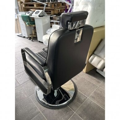 Profesionali barberio kėdė kirpykloms ir barbershopams GABBIANO PATRIZIO, juodos spalvos 9