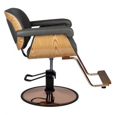 Профессиональное парикмахерское кресло GABBIANO VENECIJA, серого цвета 3