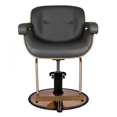 Профессиональное парикмахерское кресло GABBIANO VENECIJA, серого цвета 1