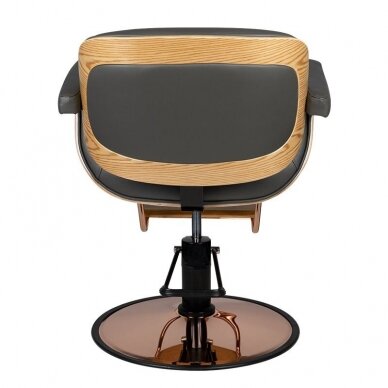Профессиональное парикмахерское кресло GABBIANO VENECIJA, серого цвета 2