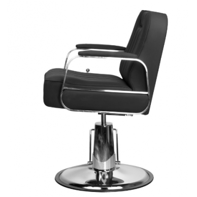 Profesionali barberio kėdė kirpykloms ir grožio salonams GABBIANO RUFO BLACK 5