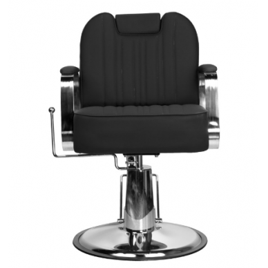 Profesionali barberio kėdė kirpykloms ir grožio salonams GABBIANO RUFO BLACK 6