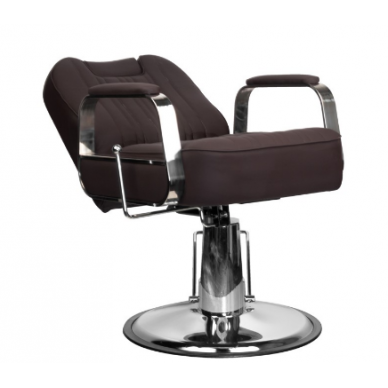 Profesionali barberio kėdė kirpykloms ir grožio salonams GABBIANO RUFO BROWN 2