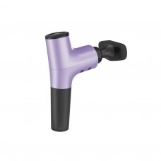 Deep muscle and tissue vibrating massager T-SHAPE, purple color