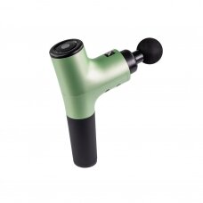 Deep muscle and tissue vibrating massager T-SHAPE, green color