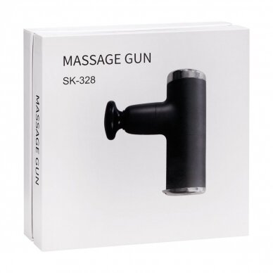 Deep muscle and tissue vibrating massager GUN MG04, silver color 4