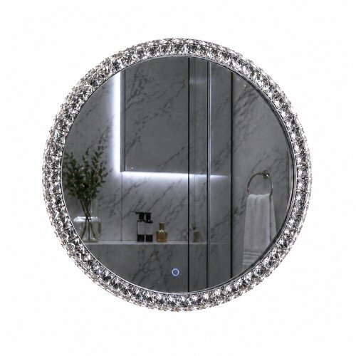 Mirror for beauty salons with LED lighting GLAMOUR, 50 cm Mirror for beauty salons with LED lighting GLAMOUR, 50 cm