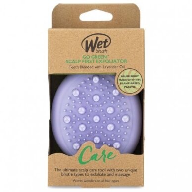 WETBRUSH galvos odos šveitiklis - masažuoklis GO GREEN SCALP FIRST EXFOLIATOR 3