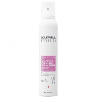 GOLDWELL Stylesign Heat Shaping & Finish Spray hair styling agent with heat protection, 200 ml GOLDWELL Stylesign Heat Shaping & Finish Spray hair styling agent with heat protection, 200 ml