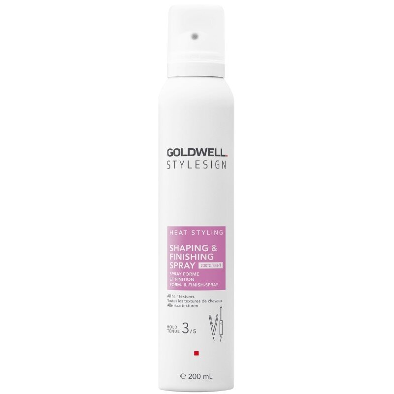 GOLDWELL Stylesign Heat Shaping &amp; Finish Spray hair styling agent with heat protection, 200 ml