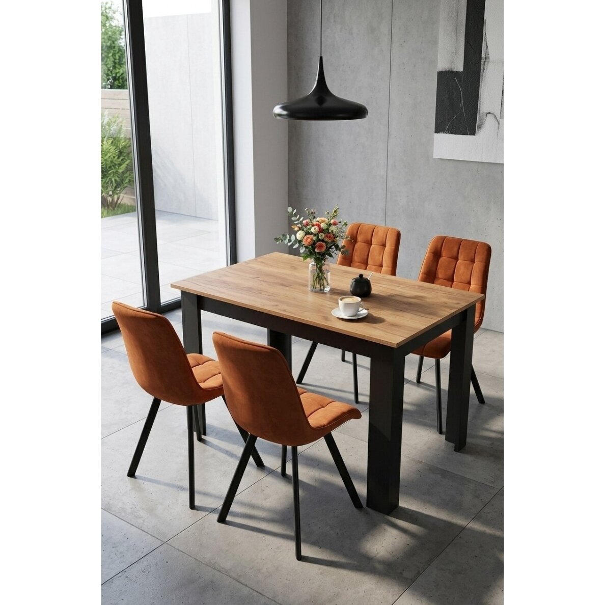 Beauty salon chair with stable base CIEZA, copper velvet 1