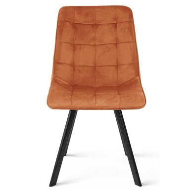 Beauty salon chair with stable base CIEZA, copper velvet 3