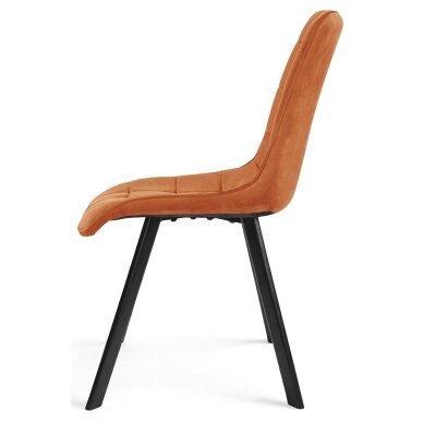 Beauty salon chair with stable base CIEZA, copper velvet 4
