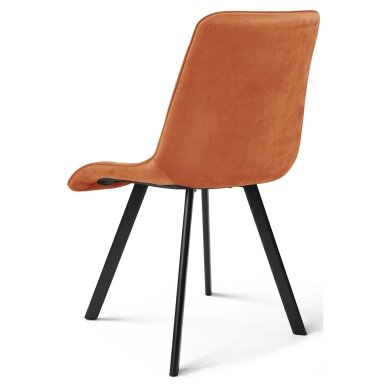 Beauty salon chair with stable base CIEZA, copper velvet 5 Beauty salon chair with stable base CIEZA, copper velvet 5