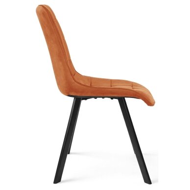 Beauty salon chair with stable base CIEZA, copper velvet 6 Beauty salon chair with stable base CIEZA, copper velvet 6