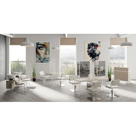 Double-sided mirror of the beauty salon - console LOFT II CENTRAL 2