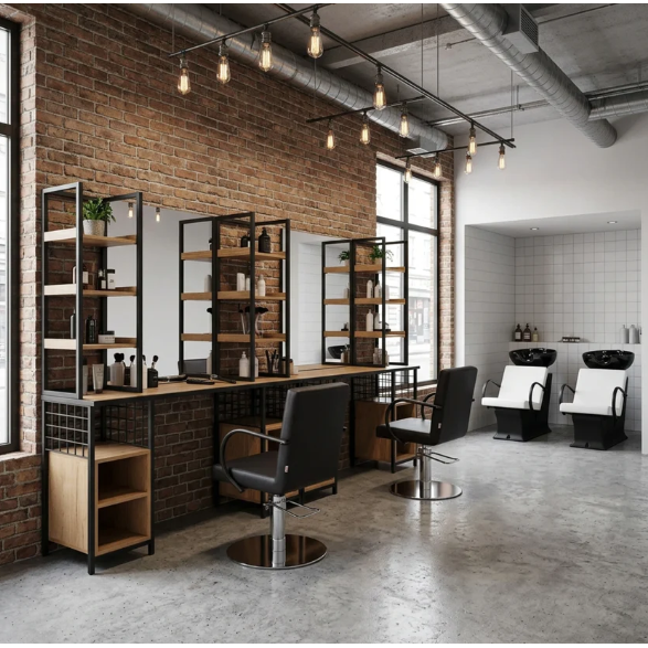Mirror for beauty salons and hairdressers - console LOFT 6 Mirror for beauty salons and hairdressers - console LOFT 6