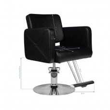 Professional hairdressing chair HAIR SYSTEM HS99, black