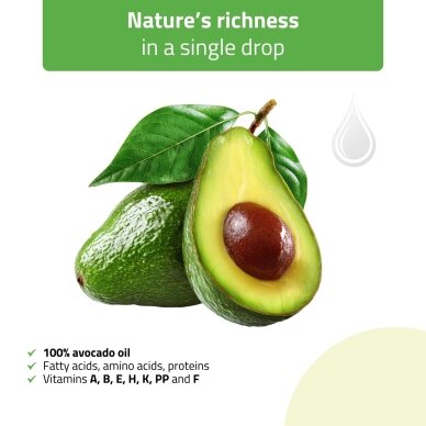 HABYS RICH AVOCADO Натуральное массажное масло с авокадо, 500 мл 1